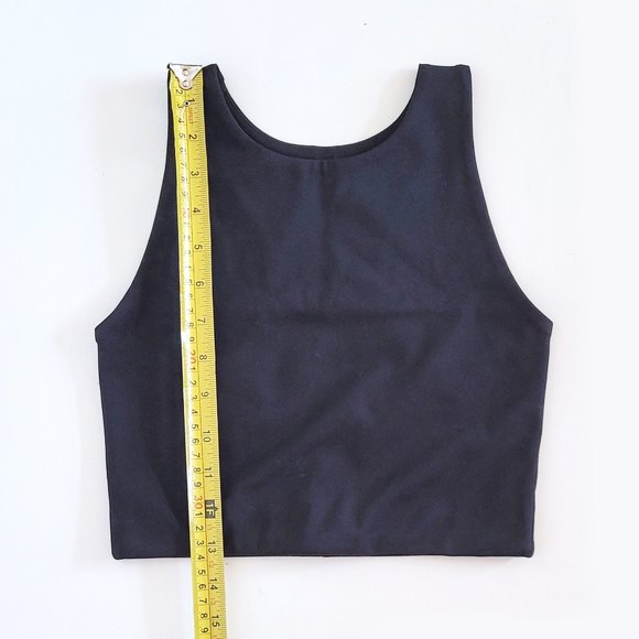 Girlfriend Collective Black Dylan Bra & RPET High-Rise Bike Shorts Set - Size XS - Picture 6 of 15